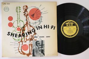 LP George Shearing Quintet Shearing In Hi Fi LMG5030 MGM /00260