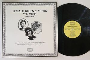 オーストリアLP Various Female Blues Singers Volume B3 (1924-1929) SHN4014 FANTASY BY SELMERPHONE /00260