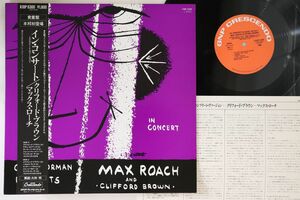 LP Max Roach & Clifford Brown In Concert K18P6300 GNP CRESCENDO Japan Vinyl /00260