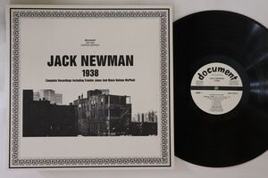 オーストリアLP Jack Newman 1938 Complete Recordings Including Frankie Jones And Black Bottom McPhail DLP550 DOCUMENT /00260