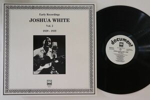オーストリアLP Joshua White Early Recordings Vol. 2 (1929-1935) BD619 DOCUMENT /00260