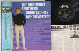 LP Righteous Brothers Greatest Hits By Spector. 25MM0066 VERVE Japan /00260