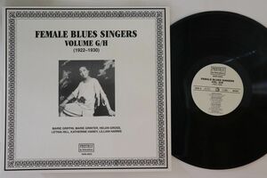 オーストリアLP Various Female Blues Singers Volume G/H (1922-1930) SHN4023 FANTASY BY SELMERPHONE /00260