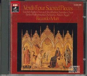 CD Ricardo Muti Verdi Four Sacred Pieces CC383181 EMI /00110