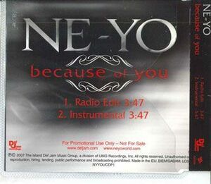 欧CD Ne-Yo, Kanye West Because Of You NYYOUCDP1 DEF JAM /00110