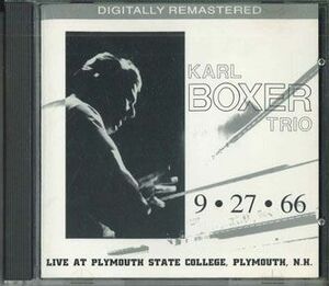 CD Karl Boxer Karl Boxer Trio NONE NOT ON LABEL /00110
