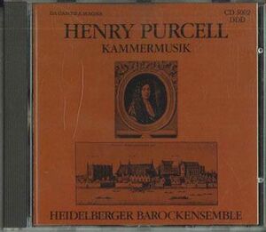 独CD Henry Purcell Kammermusik CD5002 DA CAMERA MAGNA /00110