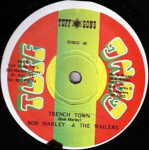 ジャマイカ12 Bob Marley & The Wailers Trench Town NONE Tuff Gong /00250