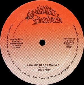 米12 Horace Andy Tribute To Bob Marley / Great Super Star TRIBL08 Top Ranking International /00250