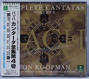 3discs CD アムステルダム・バロック管弦楽団 バッハ:カンタータ全集(4) WPCS57057 /00215 /00215