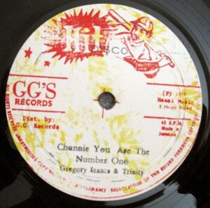 ジャマイカ12 Gregory Isaacs & Trinity Chunnie You Are The Number One NONE Hit /00250