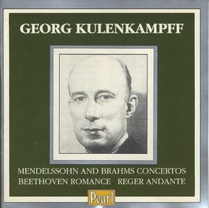 輸入CD Hans Schmidt-Isserstedt, Georg Kulenkampff; Berlin Philpharmonic Orchestra Georg Kulenkampff GemmCD9466 Pearl /00110