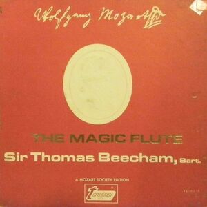 米3discs LP Wolfgang Mozart - Sir Thomas Beecham, Bart Magic Flute TV41113 TURNABOUT 未開封 /00780