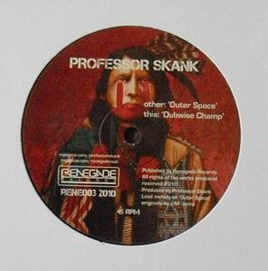 ギリシャ10 Professor Skank Outer Space / Dubwise Champ RENE003 Renegade Records (8) /00200