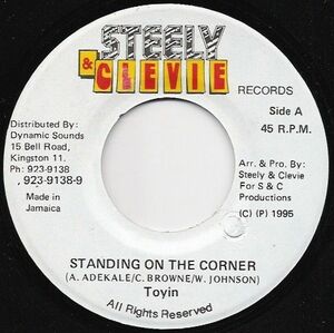 ジャマイカ7 Toyin Adekale Standing On The Corner NONE Steely & Clevie Records /00080