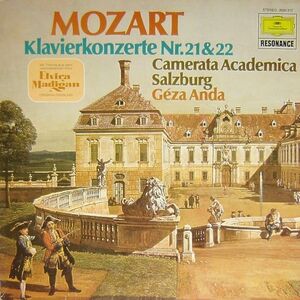 独LP Wolfgang Amadeus Mozart, G?za Anda, Camerata Academica Salzburg Klavierkonzerte Nr.21 & 22 2535317 Deutsche Grammophon /00260