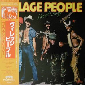 2discs LP Village People Live And Sleazy 19S78 CASABLANCA /00660