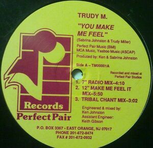 米12 Trudy Miller You Make Me Feel TM00001 Perfect Pair Records /00250