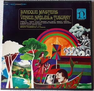 米3discs LP Societa Cameristica Di Lugano Baroque Masters of Venice, Naples & Tuscany HC73008 NONESUCH /00780