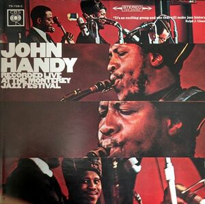 LP John Handy Recorded Live At The Monterey Jazz Festival YS728 CBS /00260