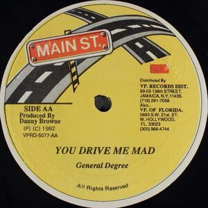 米12 Garnett Silk / General Degree Oh Me Oh My / You Drive Me Mad VPRD5077 Main St. /00250