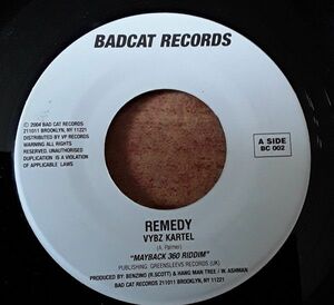 英7 Vybz Kartel / Red Fox Remedy BC002 Badcat Records, Badcat Records /00080