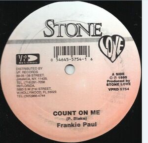 米12 Frankie Paul / Lady Saw Count On Me / Isim Skizim VPRD5754 Stone Love /00250