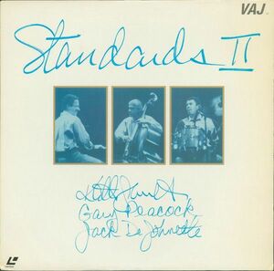 LASERDISC Keith Jarrett, Gary Peacock Standards 2 VAL3032 VIDEO ARTS Japan /00500