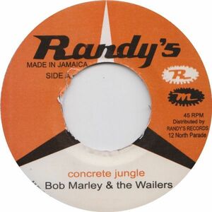 ジャマイカ7 Bob Marley & The Wailers Concrete Jungle / Screw Face NONE Randy's /00080