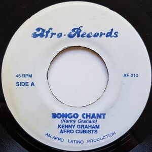 ジャマイカ7 Kenny Graham's Afro-Cubists Bongo Chant AF010 Afro-Records /00080