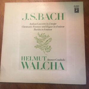 LP Johann Sebastian Bach - Helmut Walcha Italienisches AA8829 Angel /00260 /00260