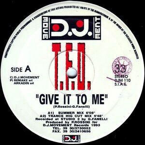 伊12 T.F.O. Give It To Me DJM110 DJ Movement /00250