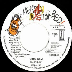 ジャマイカ7 Capleton Who Dem none Mentally Disturbed Vinyls /00080