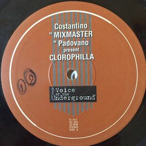 伊12 Costantino mixmaster Padovano Clorophilla VU052 V.O.T.U. RECORDS (VOICE OF THE UNDERGROUND RECORDS) /00250