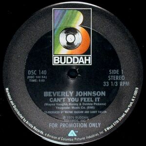 米12 Beverly Johnson Can't You Feel It DSC140 Buddah Records プロモ /00250