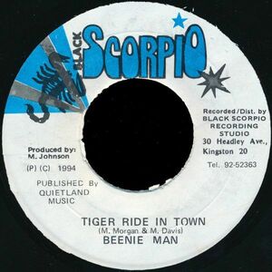 ジャマイカ7 Beenie Man Tiger Ride In Town NONE Black Scorpio (2) /00080