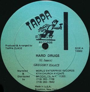 米12 Gregory Isaacs Hard Drugs TZ002 Tappa Records /00250