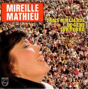 仏LP Mireille Mathieu Trois Milliards De Gens Sur Terre 6313421 PHILIPS /00400