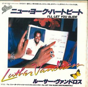 7 Luther Vandross I'll Let You Slide / I'll Let You Slide(Instrumental) 075P266 EPIC /00080