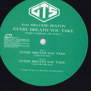 12 Gts Feat. Melodie Sexton Every Breath You AIV12059 ARTIMAGE VINYLS Japan /00250