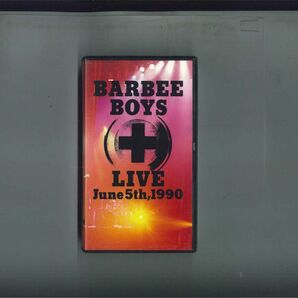 VHS Barbee BOYS Livejune5th.1 ESVU305 SONY /00300の画像1