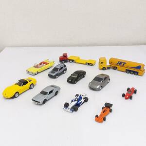 a138 ミニカー　11点まとめ　乗用車　スポーツカー　トレーラー　Siku/ジク　トミカ/TOMICA　ミニチャンプス/MINICHAMPS　Maisto