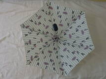 （せ-A1-959） ディズニーDisney キャラクターデザイン ミッキー 折りたたみ傘 雨傘 袋付き 42cm 長期保管 中古_画像2