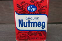 Kroger GROUND Nutmeg スパイス缶 ヴィンテージ アメリカ 店舗 ガレージ ジャンク USA（A-311） _画像7