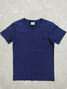 ALPHA INDUSTRIES アルファインダストリーズ 半袖Tシャツ Lot.TC1072 胸ポケットTシャツ ネイビー Mサイズ エドウィン企画 EDWIN