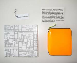 コムデギャルソン light orange 財布 wallet SA2100SF