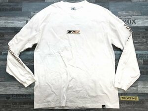 〈送料280円〉T&C SURF タウンアンドカントリー メンズ ロゴバックプリント ロンT 大きいサイズ XL 白