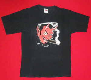 [Mサイズ] 90年代 ビンテージ 1997年 初期 COOP クープ DEVIL レッド デビル Tシャツ HOT ROD ロウブロウ アート ロカビリー ホットロッド