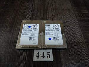 445☆DELL★純正☆2.5 SAS 300ＧＢハードディスク X 2台 セット