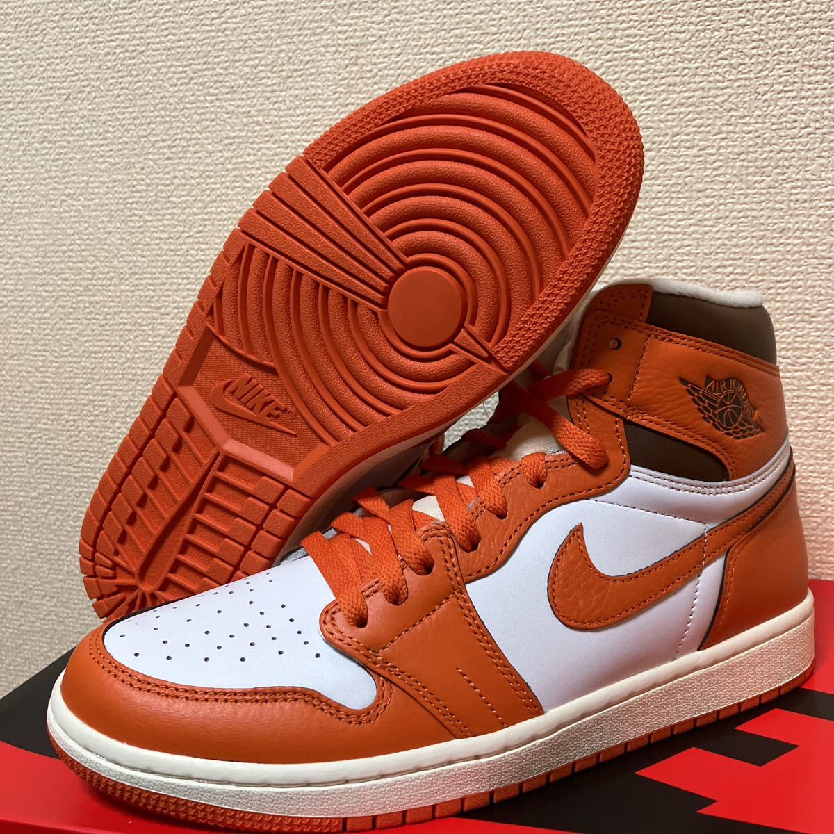 Nike Wmns Air Jordan 1 High OG Satin Red 26.5cm CD0461-601